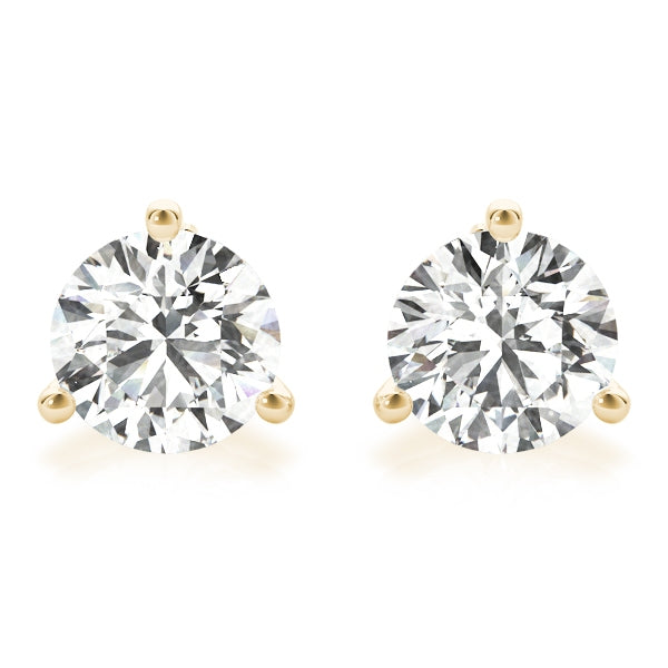 Martini Earrings Lab Diamonds .75 ct.Total Weight