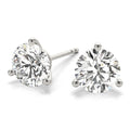 Martini Earrings Lab Diamonds 4.00 ct.Total Weights