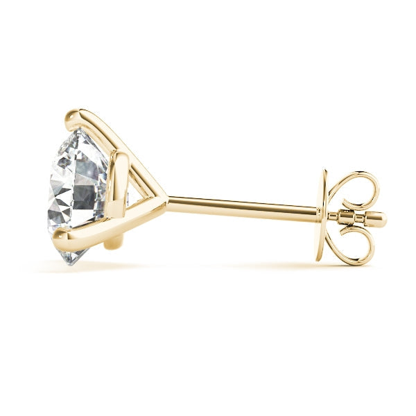 Martini Earrings Lab Diamonds .75 ct.Total Weight