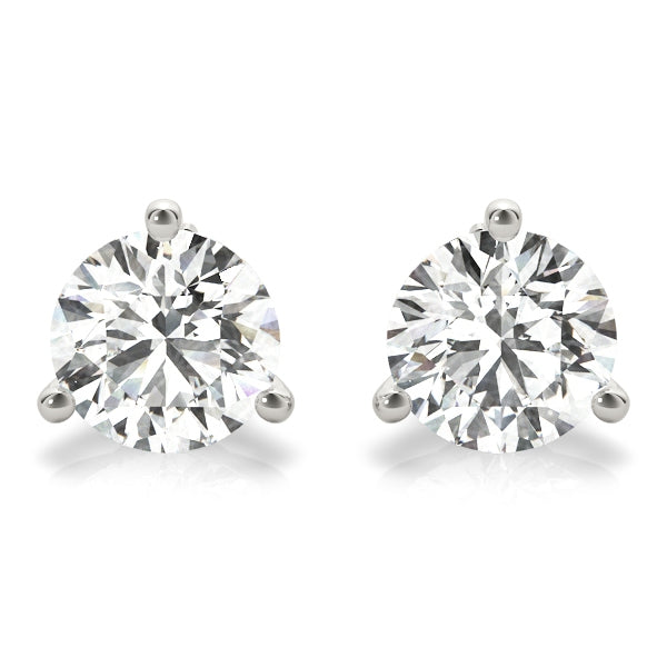 Martini Earrings Lab Diamonds .75 ct.Total Weight