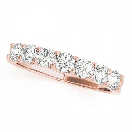 Seven Stone Diamond  Wedding Band  3/4CT. Total Weight $1399.00
