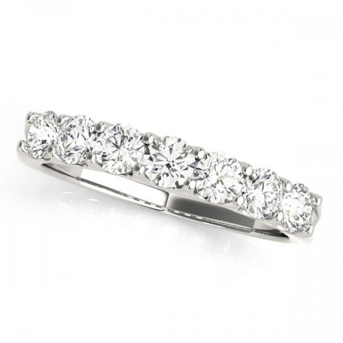 Seven Stone Diamond  Wedding Band  3/4CT. Total Weight $1399.00
