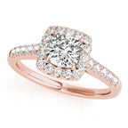 Cushion Cut Halo-2.00 Carat Center (Diamond & Setting)  $1999.00
