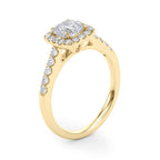Cushion Cut Halo-2.00 Carat Center (Diamond & Setting)  $1999.00