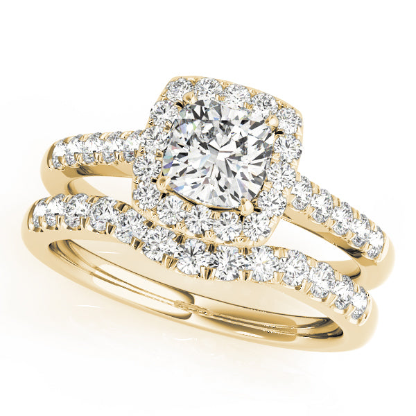 Cushion Cut Halo-2.00 Carat Center (Diamond & Setting)  $1999.00