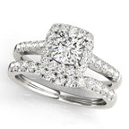 Cushion Cut Halo-2.00 Carat Center (Diamond & Setting)  $1999.00