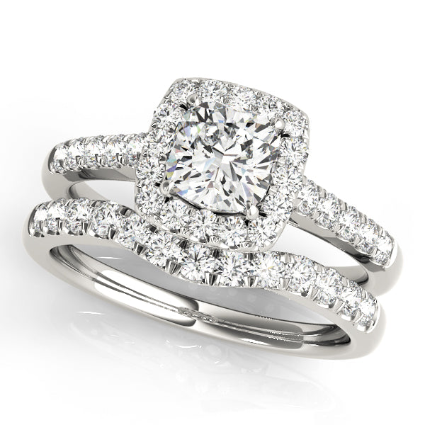 Cushion Cut Halo-2.00 Carat Center (Diamond & Setting)  $1999.00
