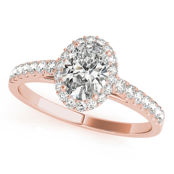 Petite Oval Halo $1879.00