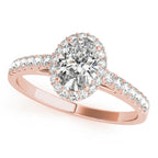 Petite Oval Halo $1879.00
