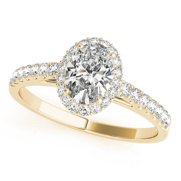 Petite Oval Halo $1879.00
