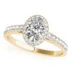 Petite Oval Halo $1879.00