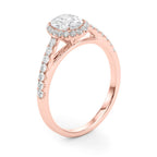 Petite Oval Halo $1879.00