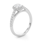 Petite Oval Halo $1879.00