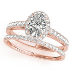 Petite Oval Halo $1879.00
