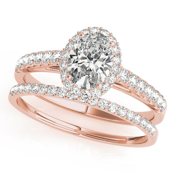 Petite Oval Halo $1879.00