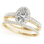 Petite Oval Halo $1879.00