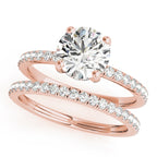 Hidden Halo Engagement Ring