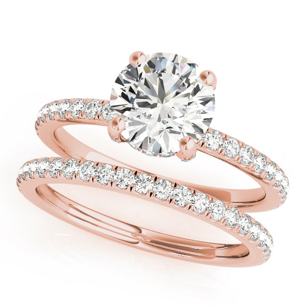 Hidden Halo Engagement Ring