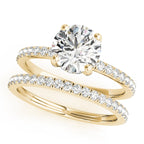 Hidden Halo Engagement Ring