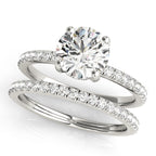 Hidden Halo Engagement Ring