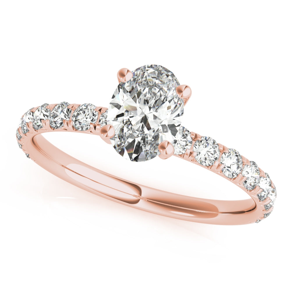 Oval & Diamond Accents  1.50 carat Regular $2575 NOW 1799.00 (Diamond and Setting) - Image 3