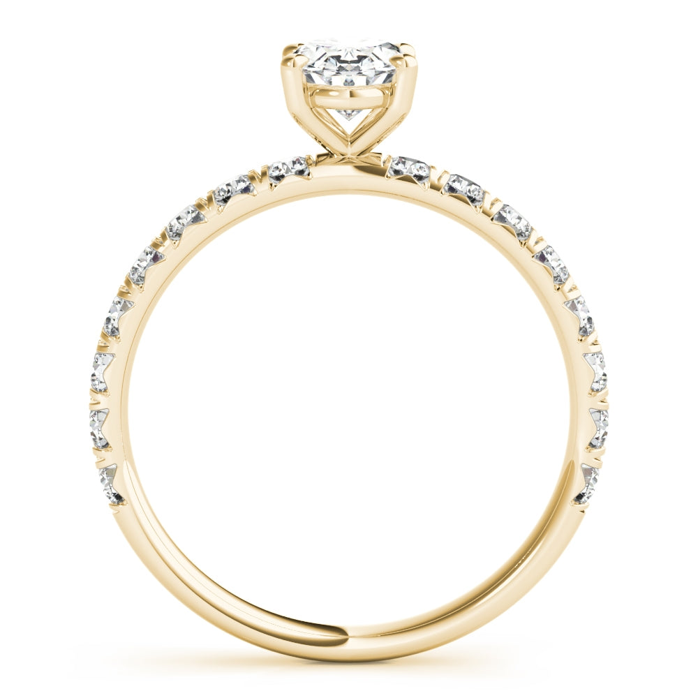 Oval & Diamond Accents  1.50 carat Regular $2575 NOW 1799.00 (Diamond and Setting) - Image 4