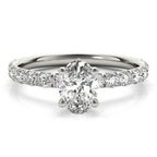 Oval & Diamond Accents  1.50 carat Regular $2575 NOW 1799.00 (Diamond and Setting) - Image 8