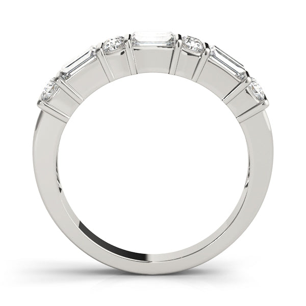Fancy Shape Baguette Wedding Band 1.04 carat Totql weight $1799.00