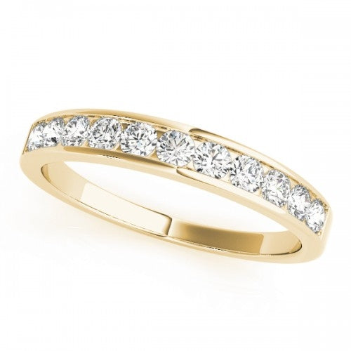 1.00 Carat Total Weight Channel Set Band with Pure Carbon Diamonds - Image 3