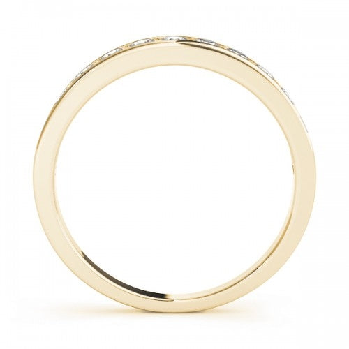 1.00 Carat Total Weight Channel Set Band with Pure Carbon Diamonds - Image 2