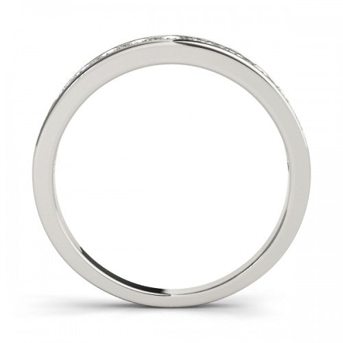 1.00 Carat Total Weight Channel Set Band with Pure Carbon Diamonds - Image 5