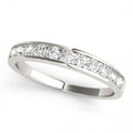 1.00 Carat Total Weight Channel Set Band with Pure Carbon Diamonds