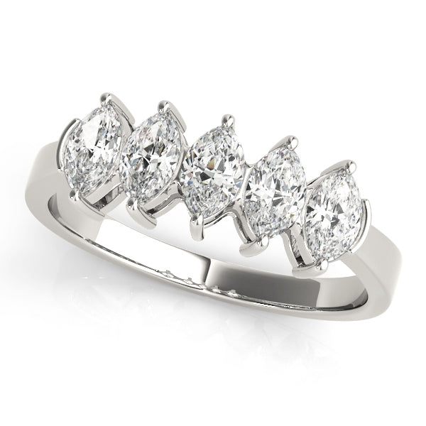 Fancy Shape Marquise Wedding Band 1.00 carat Totql weight $1499.00