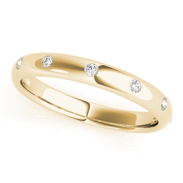   Bezel Set Band with Diamonds