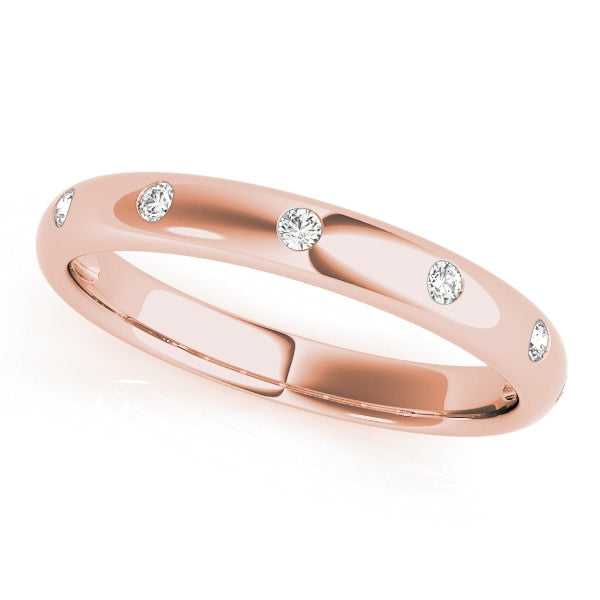   Bezel Set Band with Diamonds