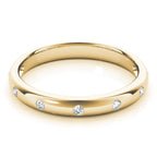   Bezel Set Band with Diamonds