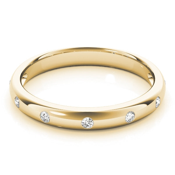   Bezel Set Band with Diamonds