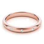   Bezel Set Band with Diamonds