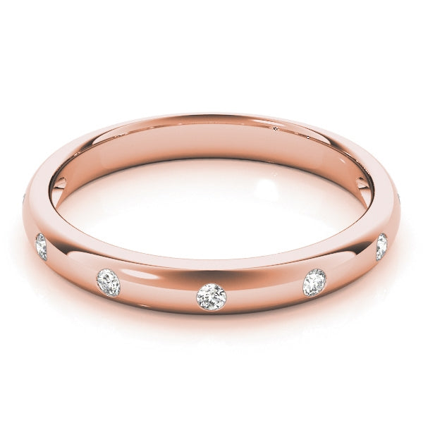   Bezel Set Band with Diamonds