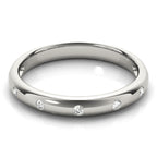   Bezel Set Band with Diamonds