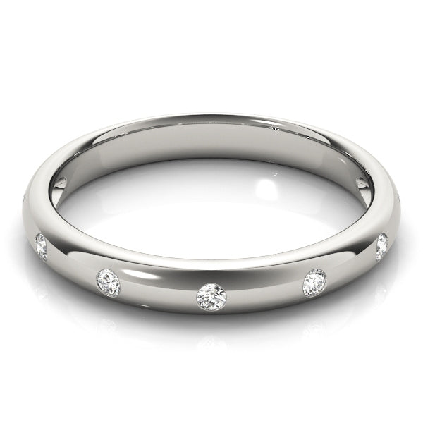   Bezel Set Band with Diamonds