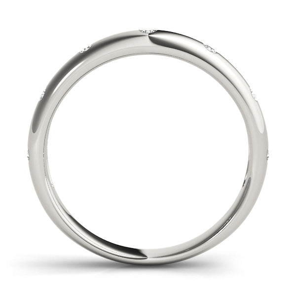   Bezel Set Band with Diamonds