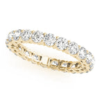 4 Prong Basket Eternity Ring 