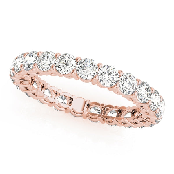 4 Prong Basket Eternity Ring 