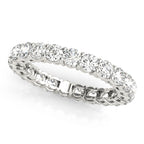 4 Prong Basket Eternity Ring 