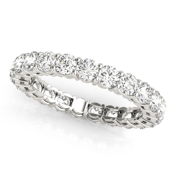 4 Prong Basket Eternity Ring 