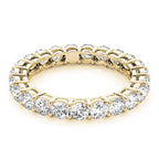 4 Prong Basket Eternity Ring 