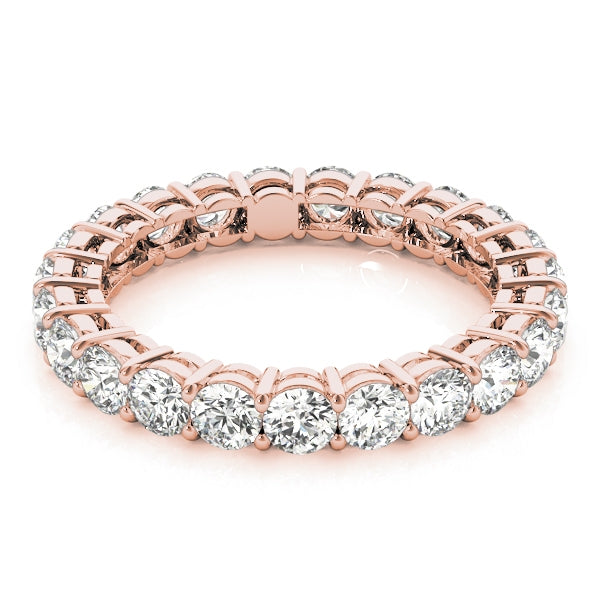 4 Prong Basket Eternity Ring 