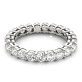 4 Prong Basket Eternity Ring 