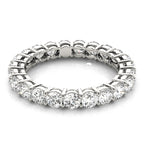 4 Prong Basket Eternity Ring 